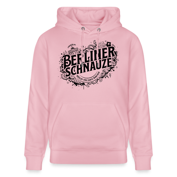 BERLINER SCHNAUZE als Souvenir-Unisex Bio-Hoodie II - Hellrosa