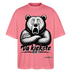 Da kiekste, wa?-Oversized Unisex Bio T-Shirt - Pink 