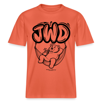 JWD-BERLIN-RELAXED FIT Unisex Organic T-Shirt - Hellrot
