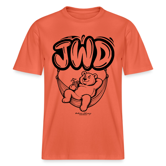 JWD-BERLIN-RELAXED FIT Unisex Organic T-Shirt - Hellrot