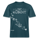 Weihnachten in Berlin 25-JIBT NÜSCHT-Unisex Relaxed Fit Bio-T-Shirt - Dunkles Petrol