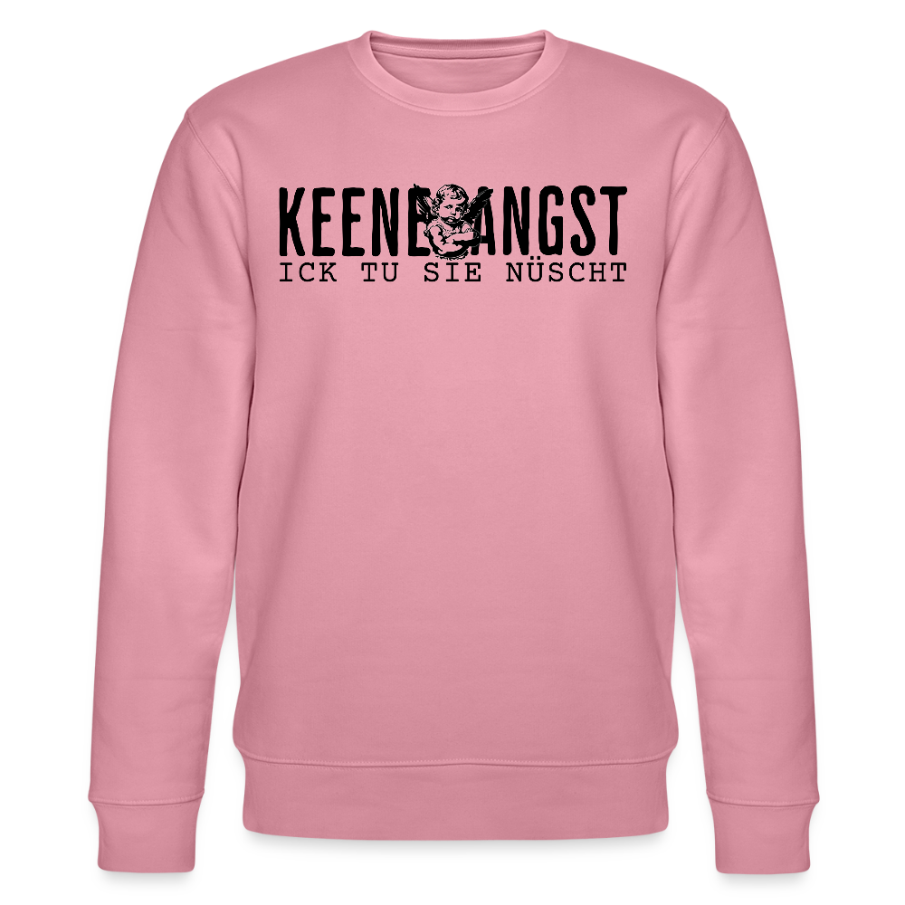 KEENE ANGST ICK TU SIE NÜSCHT-Unisex Bio-Sweatshirt - Lila Traum