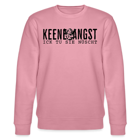 KEENE ANGST ICK TU SIE NÜSCHT-Unisex Bio-Sweatshirt - Lila Traum