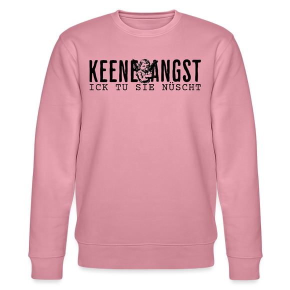 KEENE ANGST ICK TU SIE NÜSCHT-Unisex Bio-Sweatshirt - Lila Traum