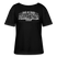 Berliner Spruch-MACH MA KEENE FISIMATENTEN-Rundhals Frauen Bio-T-Shirt - weisser Print auf Schwarzem Stoff