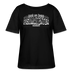 Berliner Spruch-MACH MA KEENE FISIMATENTEN-Rundhals Frauen Bio-T-Shirt - weisser Print auf Schwarzem Stoff