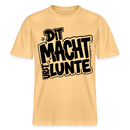 Berlin Shirt mit Berliner Schnauze- DIT MACHT URST LUNTE-RELAXED FIT Unisex Bio T-Shirt - Hellgelb