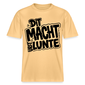 Berlin Shirt mit Berliner Schnauze- DIT MACHT URST LUNTE-RELAXED FIT Unisex Bio T-Shirt - Hellgelb