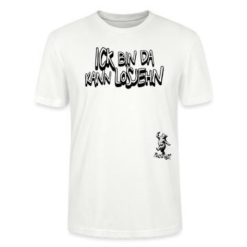 ICK BIN DA-Unisex BIO T-Shirt - Weiß