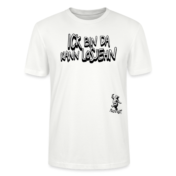 ICK BIN DA-Unisex BIO T-Shirt - Weiß