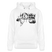 Berliner Spruch- MACH 'N ABJANG -Unisex Bio-Hoodie - Weiß