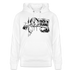 Berliner Spruch- MACH 'N ABJANG -Unisex Bio-Hoodie - Weiß