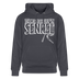JEH MIR NICH UFFN SENKEL-Unisex Bio-Hoodie II - Indigoblau