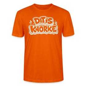 DIT IS KNORKE-Unisex T-Shirt Bio mit Berliner Schnauze - Tieforange