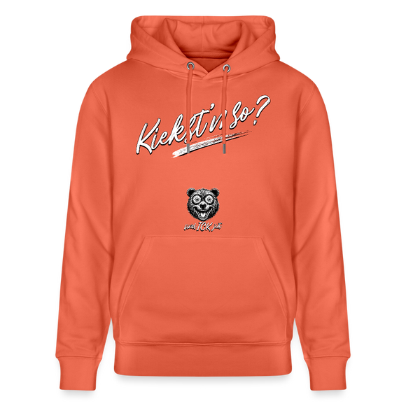 KIEKST'N SO?-Unisex Bio-Hoodie II - Hellrot