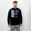 ICK MACH WAT ICK WILL-Unisex Bio-Sweatshirt - Navy