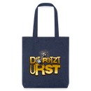 DIT FETZT URST - recycelter Heavyweight Stoffbeutel - melange Blue