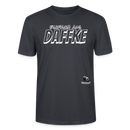 Berliner Spruch-EINFACH AUS DAFFKE-Unisex BIO T-Shirt - Dunkles Graublau