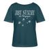 JIBT NÜSCHT IHR FLITZPIEPEN-Rundhals Frauen Bio-T-Shirt - Dunkles Petrol