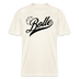 ICK FREU MA WIE BOLLE-Relaxed Fit Unisex Bio-T-Shirt - Naturweiß 