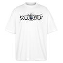WAT ISN'N?-Oversized Unisex Bio T-Shirt - Weiß