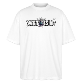 WAT ISN'N?-Oversized Unisex Bio T-Shirt - Weiß