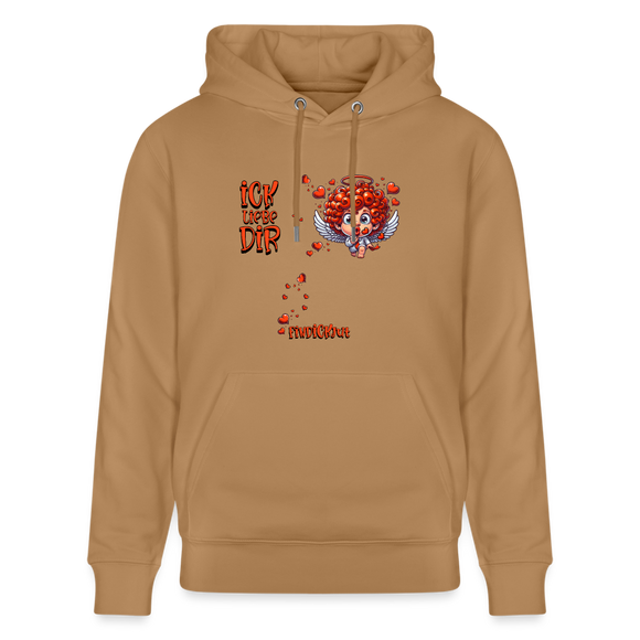 ICK LIEBE DIR-Unisex Bio-Hoodie - Latte