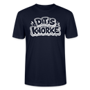 DIT IS KNORKE-Unisex T-Shirt Bio mit Berliner Schnauze - Navy