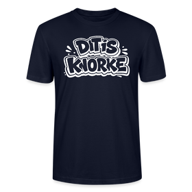 DIT IS KNORKE-Unisex T-Shirt Bio mit Berliner Schnauze - Navy