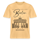 BERLIN Souvenir-Relaxed Fit Unisex Bio-T-Shirt - Hellgelb