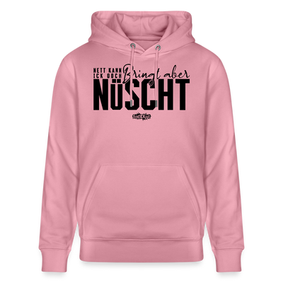 NETT KANN ICK OOCH. Berliner Spruch-Unisex Bio-Hoodie - Lila Traum