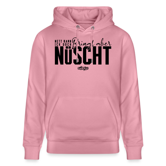 NETT KANN ICK OOCH. Berliner Spruch-Unisex Bio-Hoodie - Lila Traum