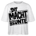 berlinerisch-DIT MACHT URST LUNTE-Frauen Boxy Bio-T-Shirt - Weiß meliert