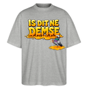 Berlin Shirt-Sommer-IS DIT NE DEMSE-Oversized Unisex Bio T-Shirt - Grau meliert