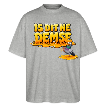 Berlin Shirt-Sommer-IS DIT NE DEMSE-Oversized Unisex Bio T-Shirt - Grau meliert