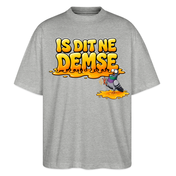 Berlin Shirt-Sommer-IS DIT NE DEMSE-Oversized Unisex Bio T-Shirt - Grau meliert