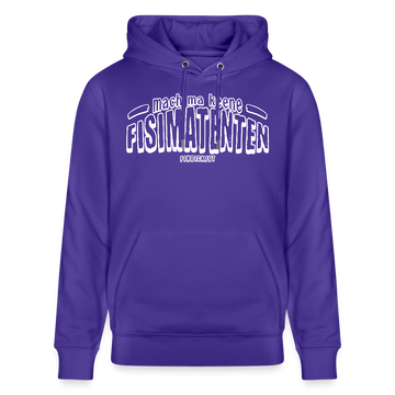 Berliner Spruch-FISIMATENTEN-Unisex Bio-Hoodie II - Purple Love 
