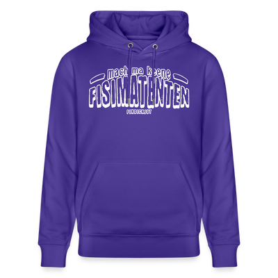 Berliner Spruch-FISIMATENTEN-Unisex Bio-Hoodie II - Purple Love 