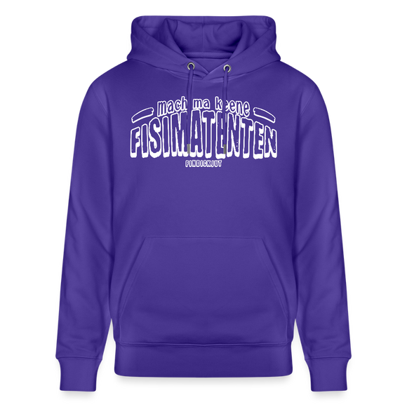 Berliner Spruch-FISIMATENTEN-Unisex Bio-Hoodie II - Purple Love 
