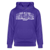 Berliner Spruch-FISIMATENTEN-Unisex Bio-Hoodie II - Purple Love 