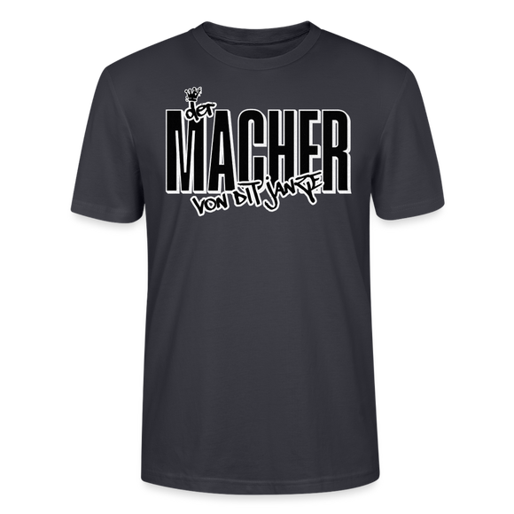 DER MACHER VON DIT JANZE - Unisex T-Shirt  BIO - Dunkles Graublau