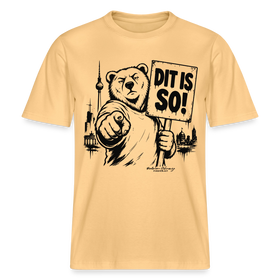 Berlin Souvenir Shirt-DIT IS SO!-RELAXED FIT Unisex Organic T-Shirt - Hellgelb