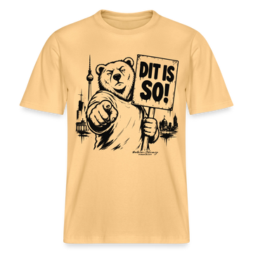 Berlin Souvenir Shirt-DIT IS SO!-RELAXED FIT Unisex Organic T-Shirt - Hellgelb