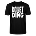 Berlin Shirt-DOLLET DING-Unisex T-Shirt - Schwarz