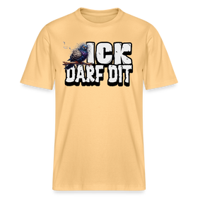 ICK DARF DIT|TAUBE-Relaxed Fit Unisex Bio-T-Shirt - Hellgelb