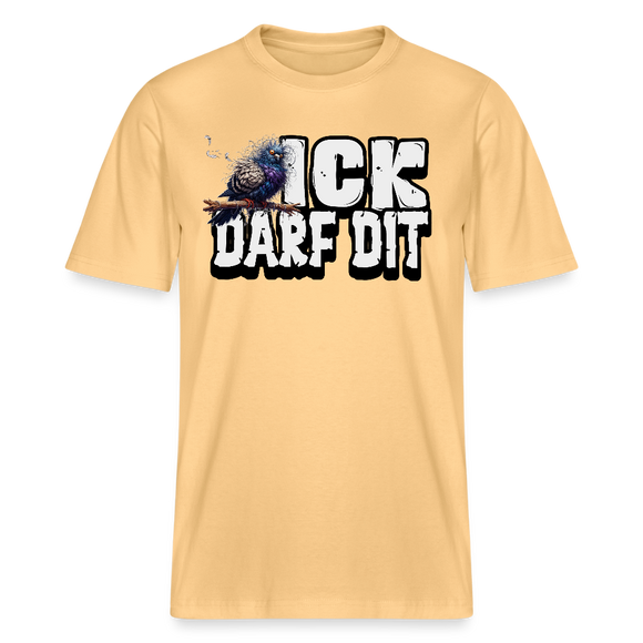 ICK DARF DIT|TAUBE-Relaxed Fit Unisex Bio-T-Shirt - Hellgelb