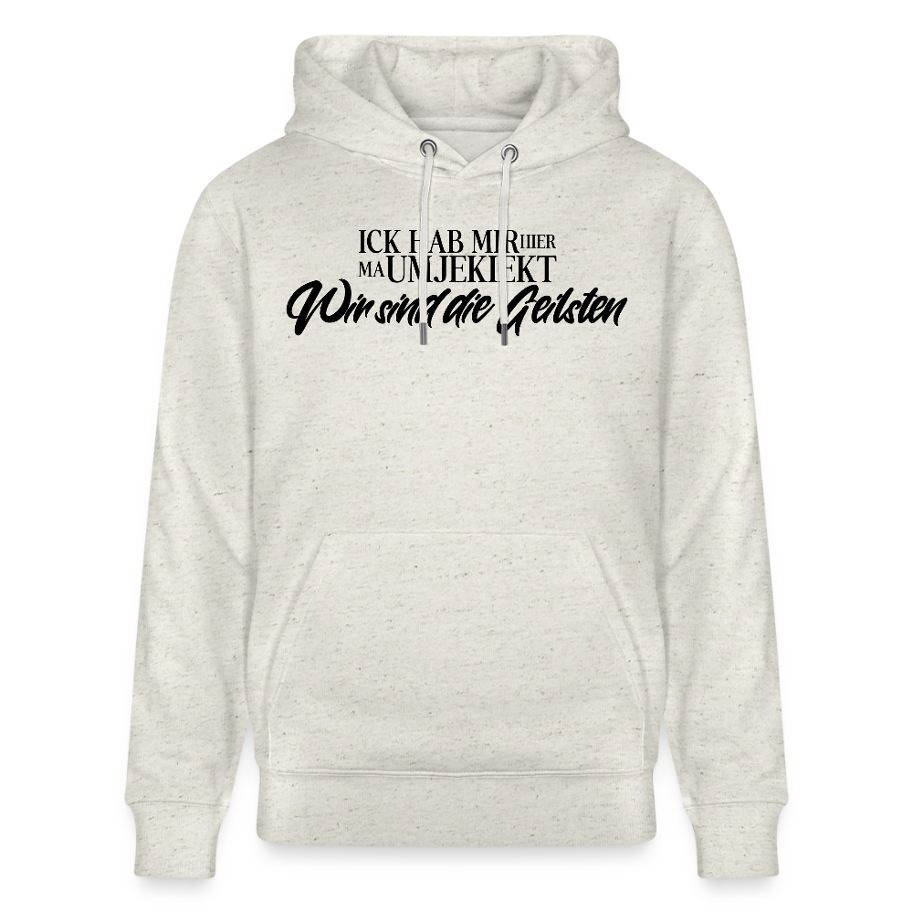 WIR SIND DIE GEILSTEN-Unisex Bio-Hoodie - Beige meliert