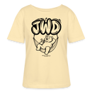 JWD-Berlin-Rundhals Frauen Bio-T-Shirt - Creme