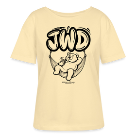 JWD-Berlin-Rundhals Frauen Bio-T-Shirt - Creme