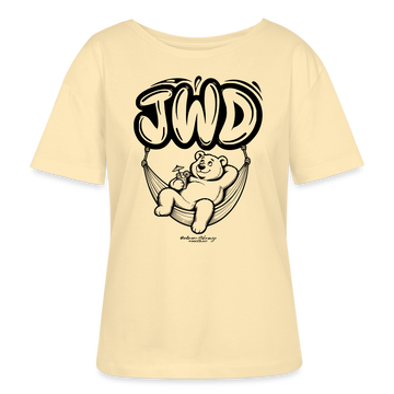 JWD-Berlin-Rundhals Frauen Bio-T-Shirt - Creme